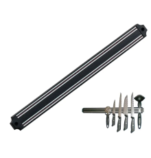 Mıknatıslı Bıçak Tutucu Stand - 49 Cm, Siyah