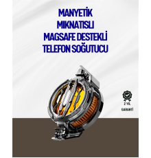 Mıknatıslı ve Aparatlı Montajlı Soğutucu Fan | Her Cihaza Uyumlu | LED Göstergeli