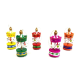 Mini Ahşap 6'lı Atli Karinca