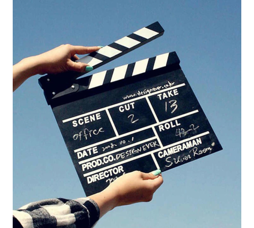 Mini Boy Dekoratif Sinema Klaket