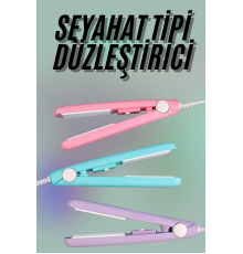 Mini Düzleştirici Seramik Kaplama Seyahat Tipi Elektriklenme Karşıtı