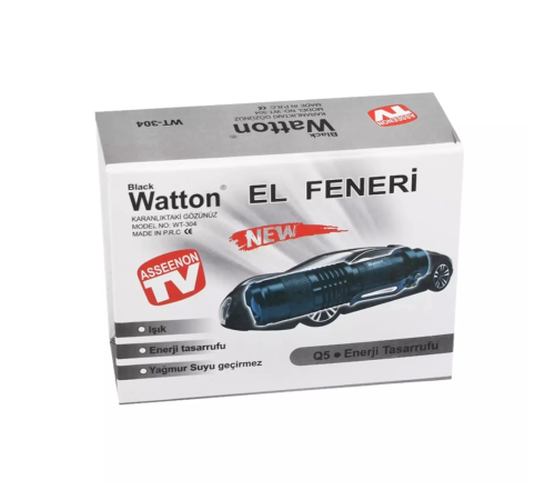 Mini Güçlü Şarjlı Pilli El Feneri Wt-304 Mini Güçlü Şarjlı Pilli El Feneri Wt-304