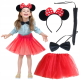 Minnie Mouse Kostüm Seti Etek Taç Kuyruk Papyon Gösteri Seti