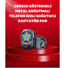 Mobil Cihaz Soğutma Radyatörü – Metal+ABS, Type-C Kablolu