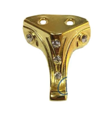 Moda Taşlı Ahşap, Mdf, Sunta Sandık Ayağı, Kutu Ayak 3,5 Cm - Sarı