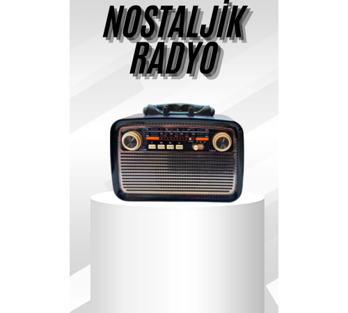 Müzik Kutusu Bluetooth Bağlantılı El Fenerli Nostaljik Tasarım Radyo Müzik Kutusu Bluetooth Bağlantılı El Fenerli Nostaljik Tasarım Radyo