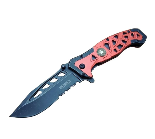 Mx50 Testereli Outdoor Çakı 21 Cm - Otomatik, Kemerlikli