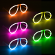 Neon Glow Fosfor Gözlük – Festival Parti (1239li Set)