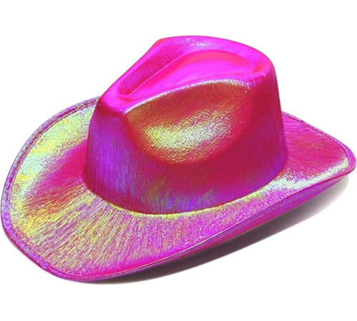 Neon Hologramlı Kovboy Model Parti Şapkası Fuşya Yetişkin 39x36x14 Cm Neon Hologramlı Kovboy Model Parti Şapkası Fuşya Yetişkin 39x36x14 Cm