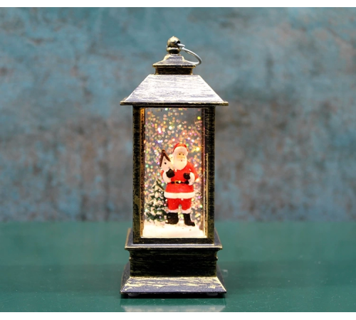 Noel Babalı Işıklı Kar Küresi Alk3215 Noel Babalı Işıklı Kar Küresi Alk3215