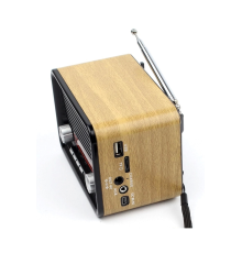Nostalji Radyo Nns Ns-1537bt Şarjlı Fm Radyo Bluetooth Usb Aux Tf