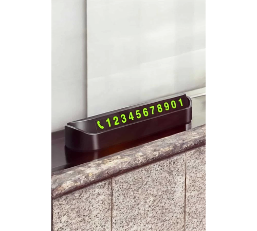 Numaralık Araç İçi Araba Araç Park Numaratör Telefon Numarası Yazma