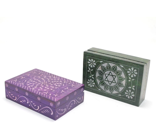 Obsidian Taşı Kutu Ksk2236