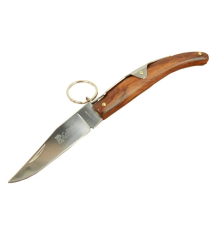 Okapi Gc2079b Kahverengi Kamp Çakı 19cm - Manuel, Kemerlikli, Ahşap Sap