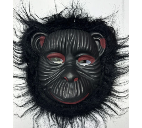 Orangutan Maskesi - Maymun Maskesi - Goril Maskesi Yetişkin Çocuk Uyumlu Siyah Renk Model 4