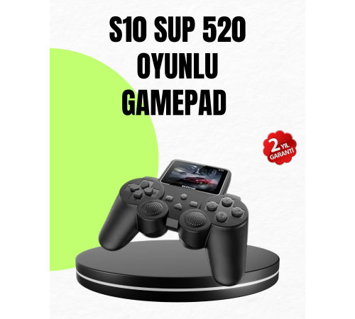 Orijinal 2025 S10 Gamepad 520 Oyunlu HDMI TV Bağlantılı A Kalite Atari