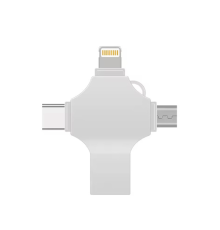 Otg 4in1 Cep Telefonu Çok Fonksiyonlu Usb Flash Bellek 128 Gb Type-c, Micro Sd Ve Kart Okuyucu