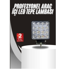 Oto Lamba 10 Led Işık Ayarlanabilir Yüksek Aydınlatmalı Beyaz Far