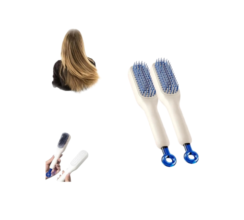 Otomatik Temizlenen Ergonomik Saç Tarağı – Masaj Başlıklı