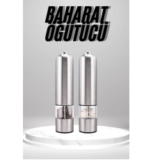 Otomatik Tuz ve Karabiber Öğütücü Baharat Öğütücü Tuz Karabiber Değirmeni