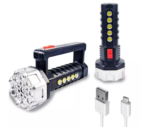 P-17 17+5 Cob Ledli Işıldak Fener P-17 17+5 Cob Ledli Işıldak Fener