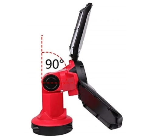 P-8801 Şarjlı Katlanabilir 3xcob Led+ 3w Led Çok Fonksiyonlu Kamp Feneri
