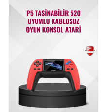 P5 Retro GamePad 520 Oyunlu Taşınabilir Oyun Konsolu