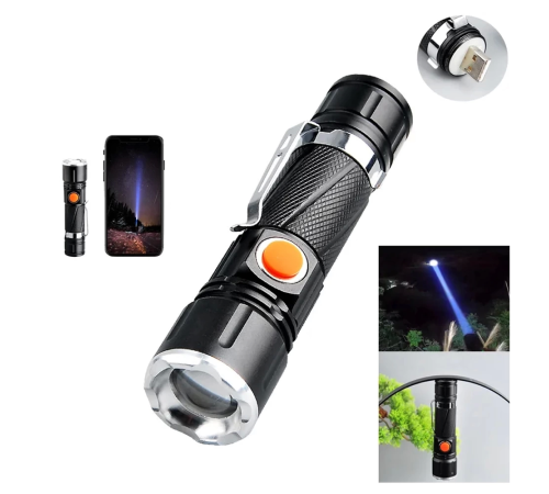 P50 Led Şarjlı Mıknatıslı Usb El Feneri  Wt-622
