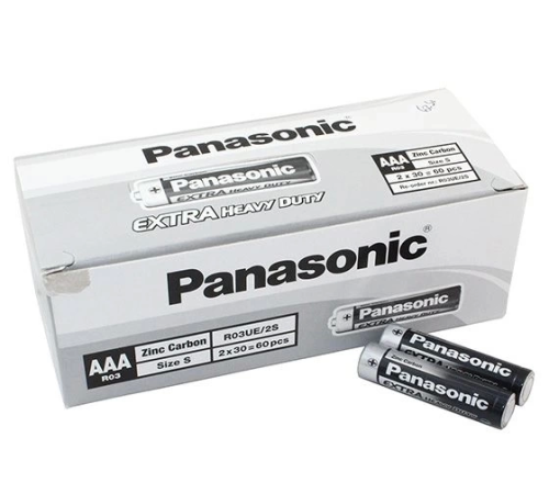 Panasonic Manganez İnce Kalem Aaa Pil 60'lı Paket