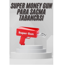 Para Dolar Saçma Para Atma Tabancası Otomatik Kırmızı Oyuncak