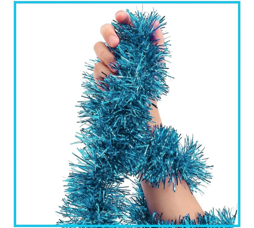 Parti İçin Sim Süs 2 Metre Uzunluk 8 Cm Genişlik Açık Mavi Renk İthal Parti İçin Sim Süs 2 Metre Uzunluk 8 Cm Genişlik Açık Mavi Renk İthal