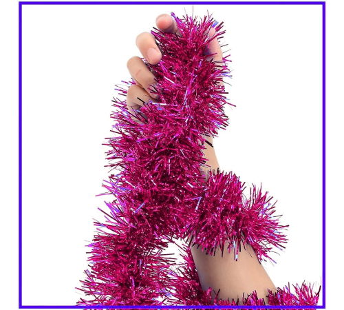 Parti İçin Sim Süs 2 Metre Uzunluk 8 Cm Genişlik Fuşya Renk İthal Parti İçin Sim Süs 2 Metre Uzunluk 8 Cm Genişlik Fuşya Renk İthal