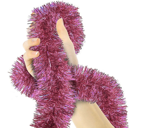 Parti İçin Sim Süs 2 Metre Uzunluk 8 Cm Genişlik Pembe Renk İthal Parti İçin Sim Süs 2 Metre Uzunluk 8 Cm Genişlik Pembe Renk İthal
