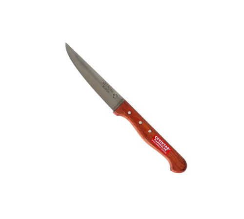 Paslanmaz Bursa Sebze Bıçağı 12 Cm, Ahşap Gül Sap Paslanmaz Bursa Sebze Bıçağı 12 Cm, Ahşap Gül Sap