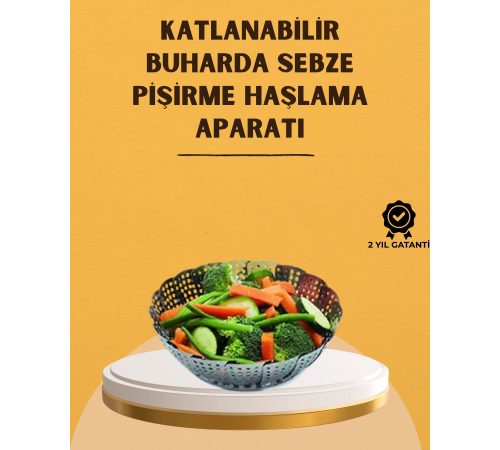 Paslanmaz Çelik Buharda Pişirme Sepeti – Temizlemesi Kolay, Dayanıklı Tasarım Paslanmaz Çelik Buharda Pişirme Sepeti – Temizlemesi Kolay, Dayanıklı Tasarım