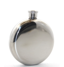 Paslanmaz Çelik Yuvarlak 5 Oz Tekli Matara Alk2676