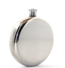 Paslanmaz Çelik Yuvarlak 8 Oz Tekli Matara Alk2677