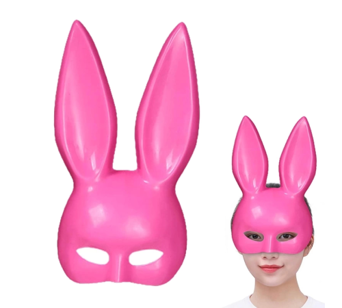 Pembe Renk Ekstra Lüks Uzun Tavşan Maskesi 35x16 Cm Pembe Renk Ekstra Lüks Uzun Tavşan Maskesi 35x16 Cm