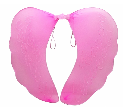 Pembe Renk Ortası Pembe Tüylü Tül Peri Kanadı 40x50 Cm Pembe Renk Ortası Pembe Tüylü Tül Peri Kanadı 40x50 Cm