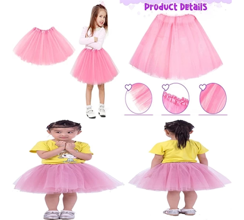 Pembe Renk Tütü Etek Bale Eteği Gösteri Eteği Çocuk Bebek Boy Pembe Renk Tütü Etek Bale Eteği Gösteri Eteği Çocuk Bebek Boy