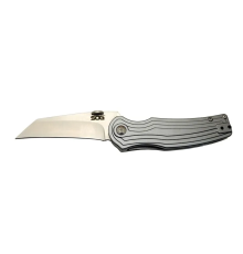 Pinkerton 0689 Gri Kamp Çakı 18cm - Yarı Otomatik, Kemerlikli, Kutulu