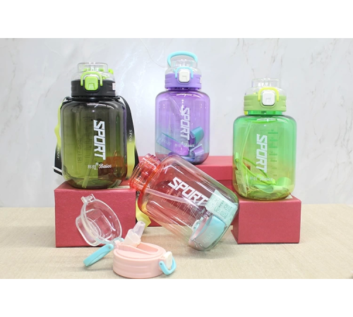 Pipetli Su Matarası 1100 Ml Bpa İçermez Alk3149