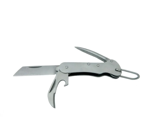 Pk 153 Gümüş Gemici Çakı 9,5 Cm - Metal Sap, Manuel