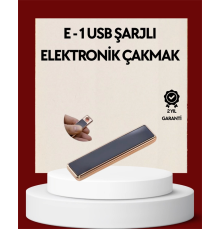 Plazma Ark Teknolojili Elektrikli Çakmak – Dokunmatik, LED Göstergeli, Şarj Edilebilir