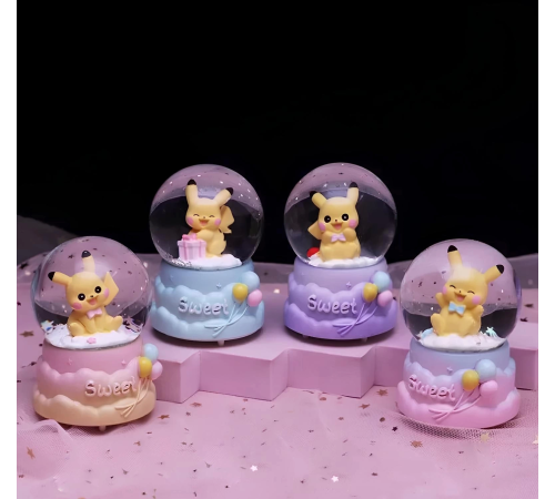 Pokemon Işıklı Kar Küresi 9 Cm Alk3399 Pokemon Işıklı Kar Küresi 9 Cm Alk3399