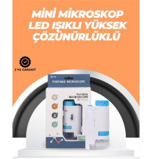 Portatif El Mikroskop – LED Işıklı, Aynı Anda Net Odaklama