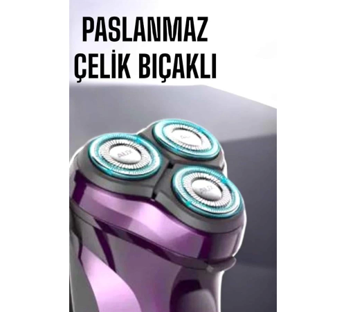 Profesyonel Şarjlı Saç ve Sakal Tıraş Makinesi Hassas Kesim Profesyonel Şarjlı Saç ve Sakal Tıraş Makinesi Hassas Kesim