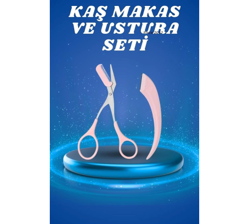 Profesyonel Taraklı Kaş Usturası ve Kaş Makası Bıyık Alma Kaş Usturası Profesyonel Taraklı Kaş Usturası ve Kaş Makası Bıyık Alma Kaş Usturası