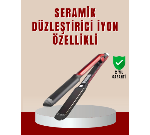 Profesyonel Titanyum Saç Düzleştirici – Ayarlanabilir Isı ve Hızlı Isınma Özellikli Profesyonel Titanyum Saç Düzleştirici – Ayarlanabilir Isı ve Hızlı Isınma Özellikli
