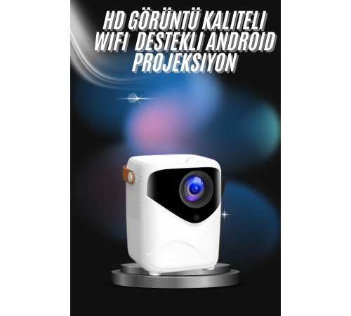 Projeksiyon Ev Sineması Bluetooth 4k HD Kaliteli Görüntü Kumandalı Projeksiyon Ev Sineması Bluetooth 4k HD Kaliteli Görüntü Kumandalı